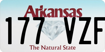 AR license plate 177VZF