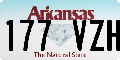 AR license plate 177VZH