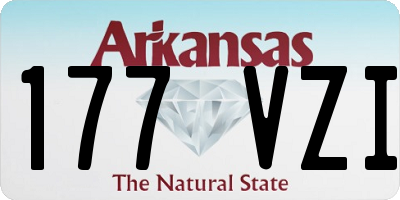 AR license plate 177VZI