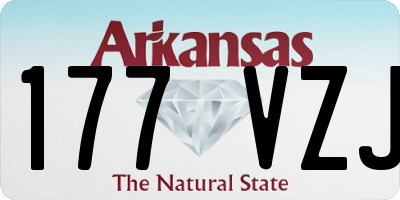 AR license plate 177VZJ