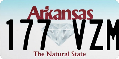 AR license plate 177VZM