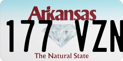 AR license plate 177VZN