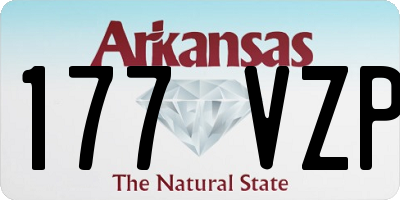AR license plate 177VZP