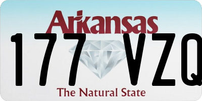 AR license plate 177VZQ