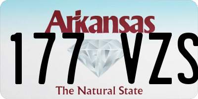 AR license plate 177VZS