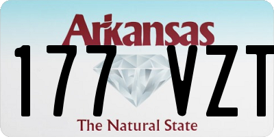 AR license plate 177VZT