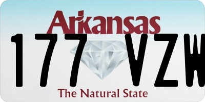 AR license plate 177VZW
