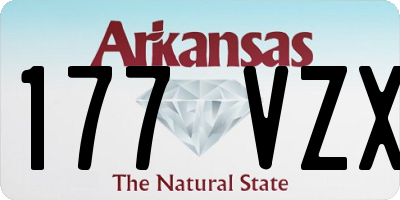 AR license plate 177VZX