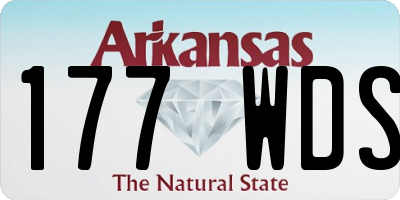 AR license plate 177WDS
