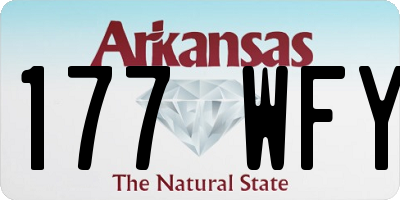 AR license plate 177WFY
