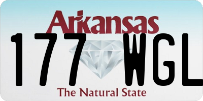 AR license plate 177WGL