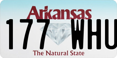 AR license plate 177WHU