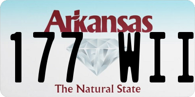 AR license plate 177WII