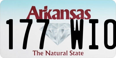 AR license plate 177WIO