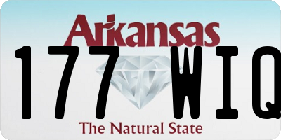 AR license plate 177WIQ