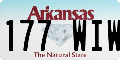 AR license plate 177WIW