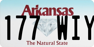 AR license plate 177WIY