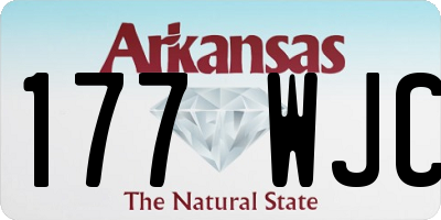 AR license plate 177WJC