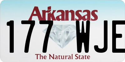 AR license plate 177WJE