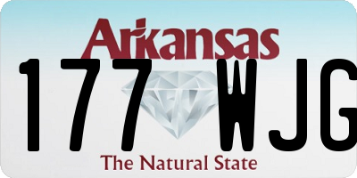 AR license plate 177WJG