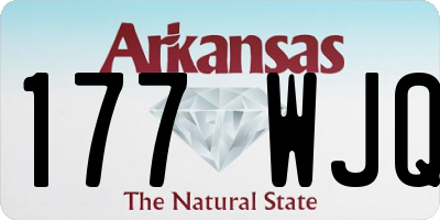 AR license plate 177WJQ