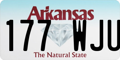 AR license plate 177WJU