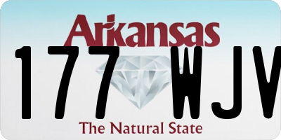 AR license plate 177WJV