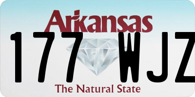 AR license plate 177WJZ