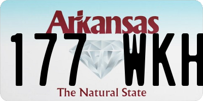 AR license plate 177WKH