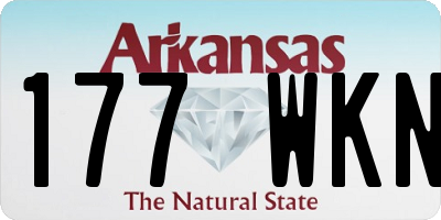 AR license plate 177WKN