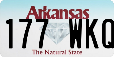 AR license plate 177WKQ