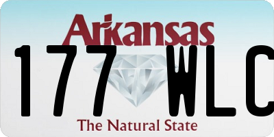 AR license plate 177WLC