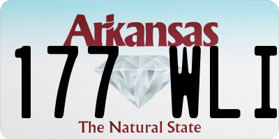 AR license plate 177WLI