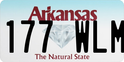 AR license plate 177WLM