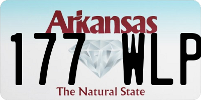 AR license plate 177WLP