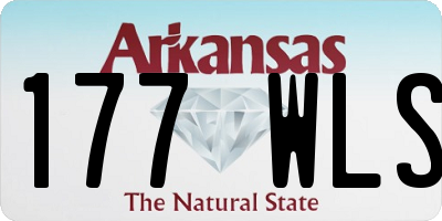 AR license plate 177WLS