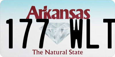 AR license plate 177WLT