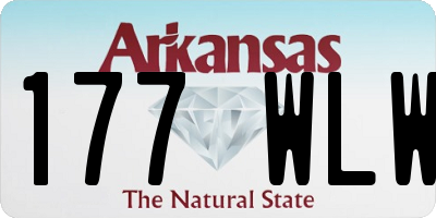 AR license plate 177WLW