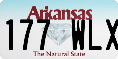 AR license plate 177WLX