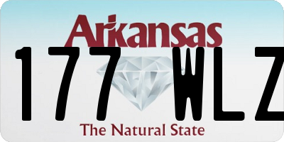 AR license plate 177WLZ