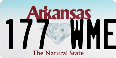 AR license plate 177WME