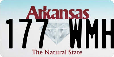 AR license plate 177WMH