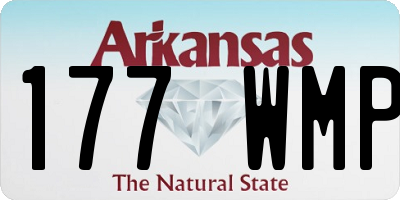AR license plate 177WMP