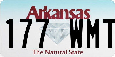 AR license plate 177WMT
