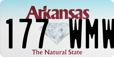 AR license plate 177WMW
