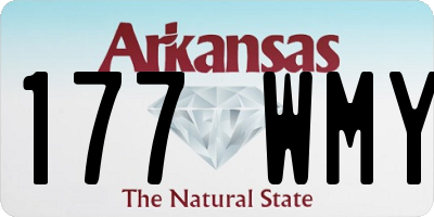 AR license plate 177WMY
