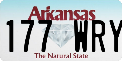 AR license plate 177WRY