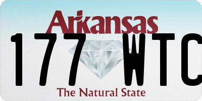 AR license plate 177WTC