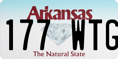 AR license plate 177WTG