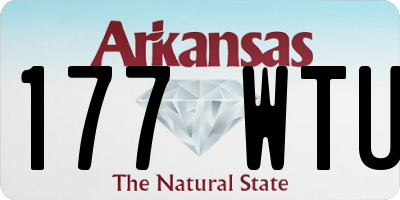 AR license plate 177WTU